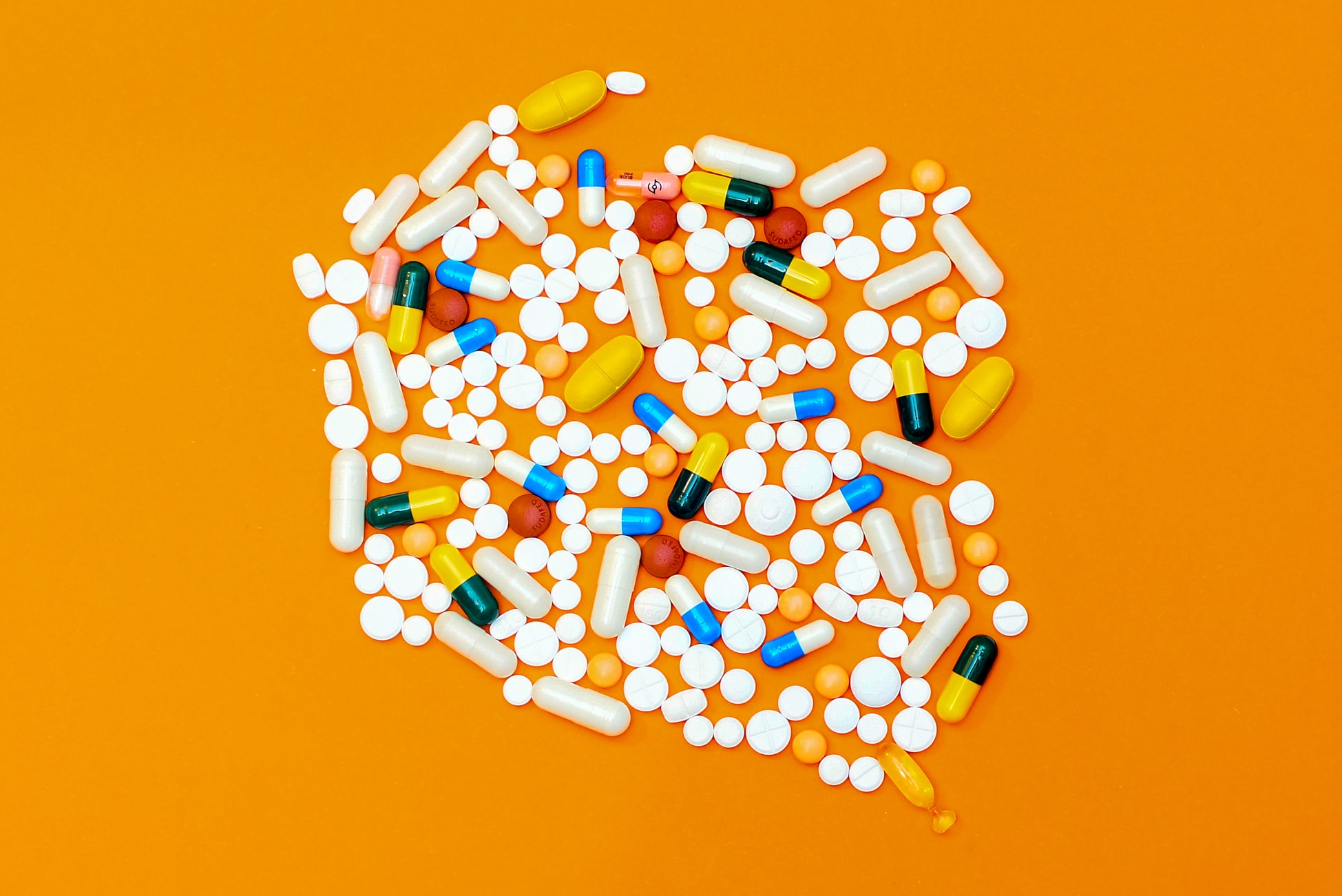 Medications on a table